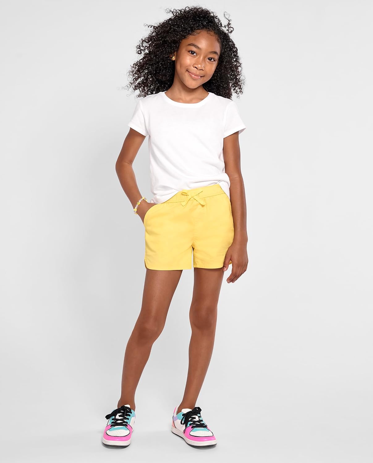 Girls Short Sleeve High Low Tee - Image 5