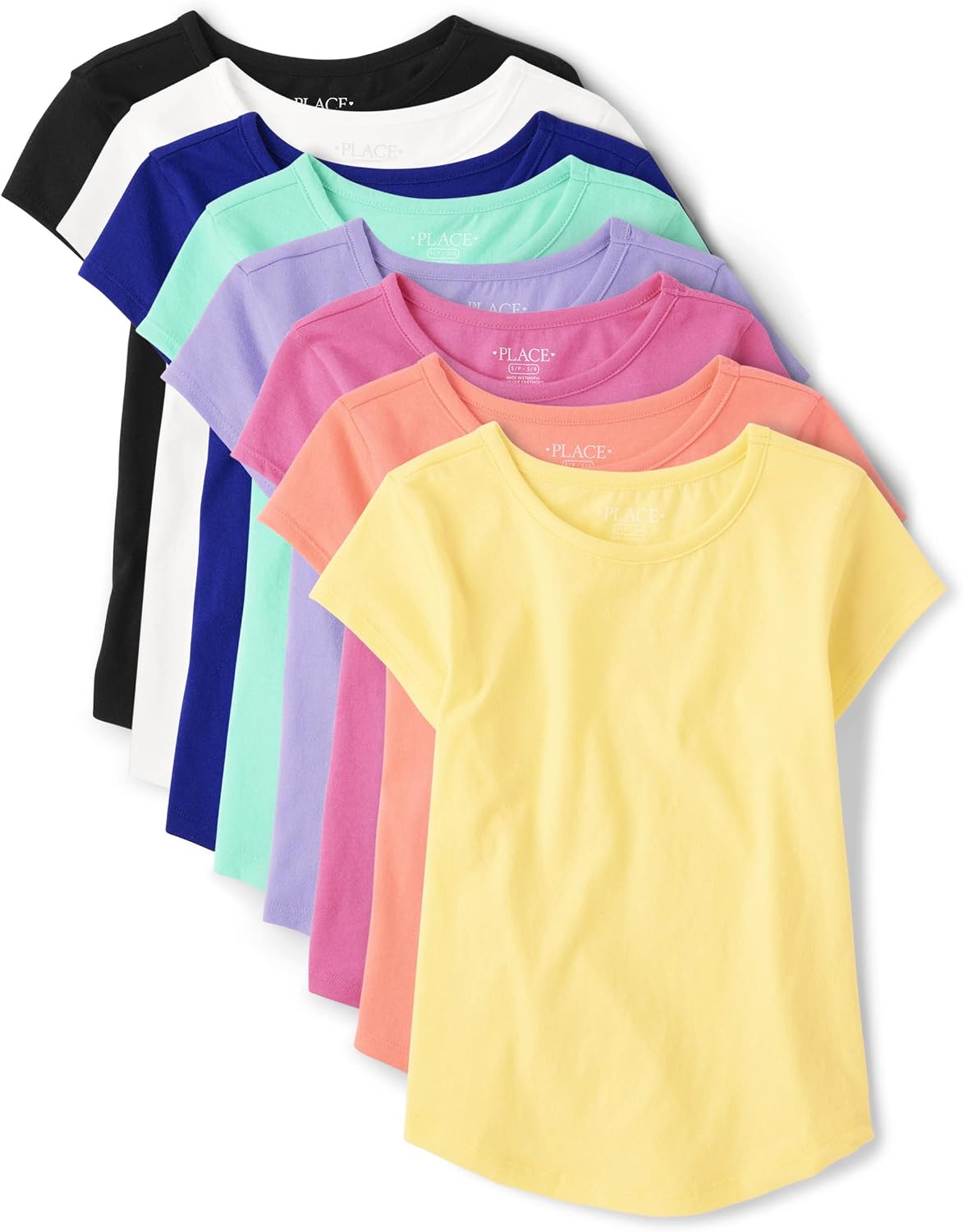 Girls Short Sleeve High Low Tee