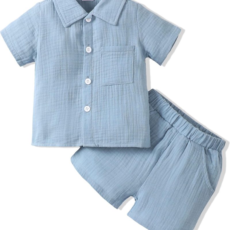 Dinosaur Cotton Shorts Set