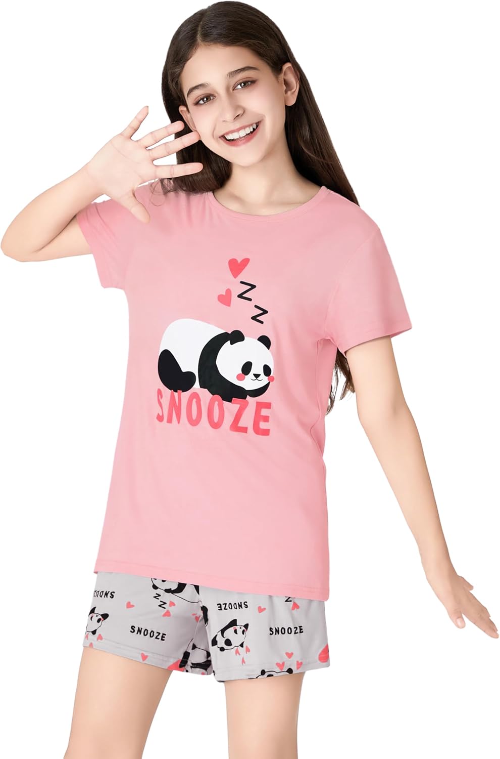 Girls' Printed Modal Pyjama Set - Image 4