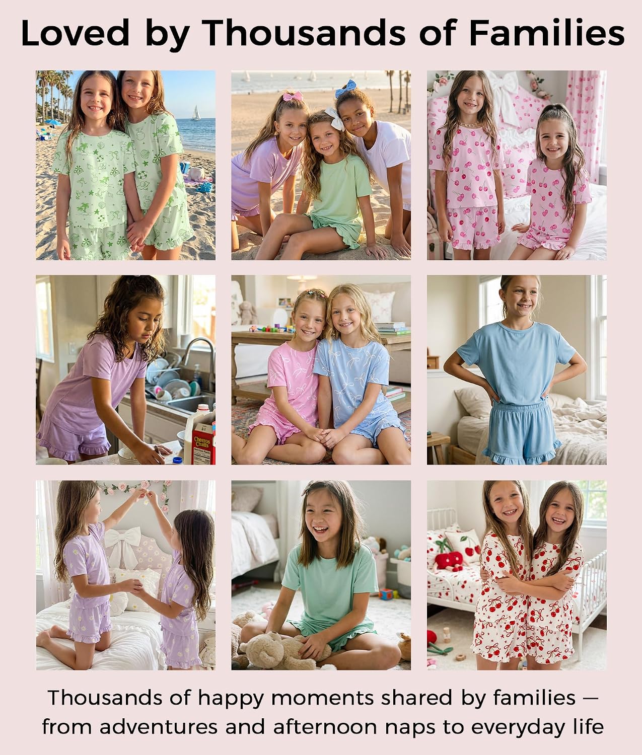 Girls’ Ruffle Short Pyjama Set - Image 5