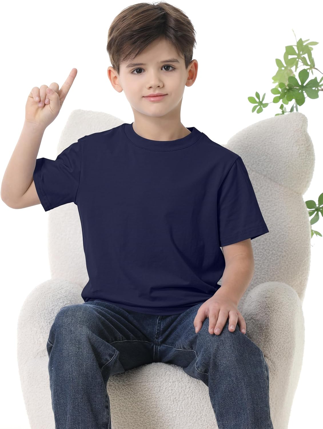 Cotton Short Sleeve T-Shirts, 4 Pack - Image 6